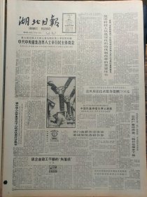 湖北日报1988年3月15日：【通城县盖凤林获技术服务报酬7500元；聂卫平战胜加藤正夫，中国队赢得擂台三连胜；】~（版面齐全，放心购买）。