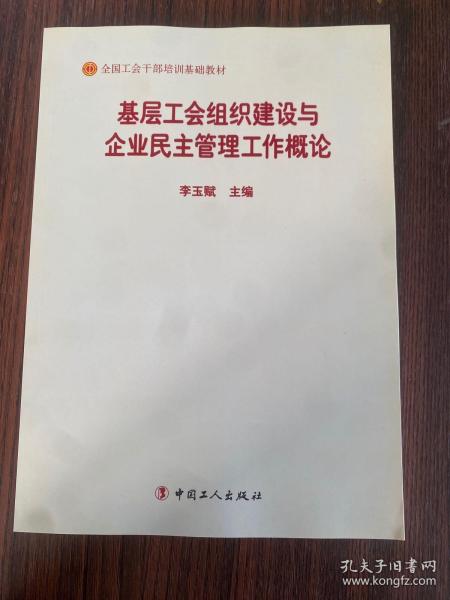 基层工会组织建设与企业民主管理工作概论