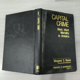 英文原版 capital crime：black infant mortality in America 16开精装本