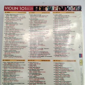 VIOLIN101最爱小提琴CD光盘，G张