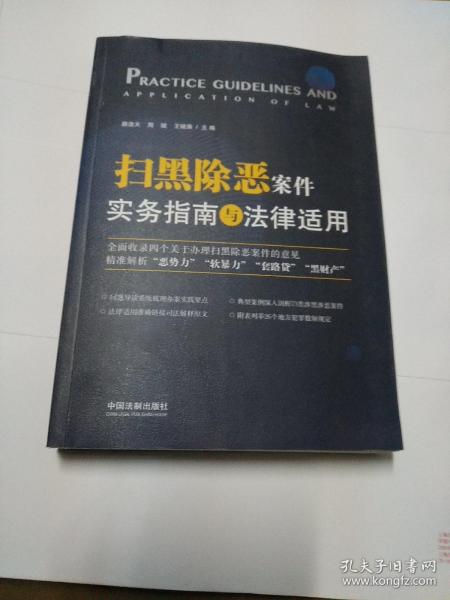 扫黑除恶案件实务指南与法律适用