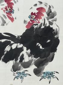 鲁 风  尺寸  124/80  托片 
1939年生，原名杨守森，山东鄄城人。中国花鸟画家。1964年毕业于贵州大学艺术系。从事工艺美术设计16年，1980年成为专业画家。曾先后在国内外发表作品近千幅，在贵州、宁夏、天津、高雄、山东、北京等地举办个展。作品入选全国六、七、八届美展。有《鲁风花鸟画集》两种发行。现为贵州省政协八届委员、贵州美协副主席、贵州花鸟画研究会会长、