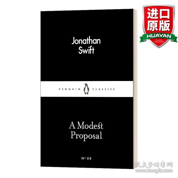 英文原版 A Modest Proposal 乔纳森·斯威夫特 一个温和的建议 企鹅经典小黑书 Little Black Classic 英文版 进口英语原版书籍