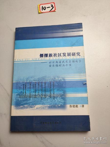 傈僳族社区发展研究：以云南省武定县插甸乡安乐德村为个案