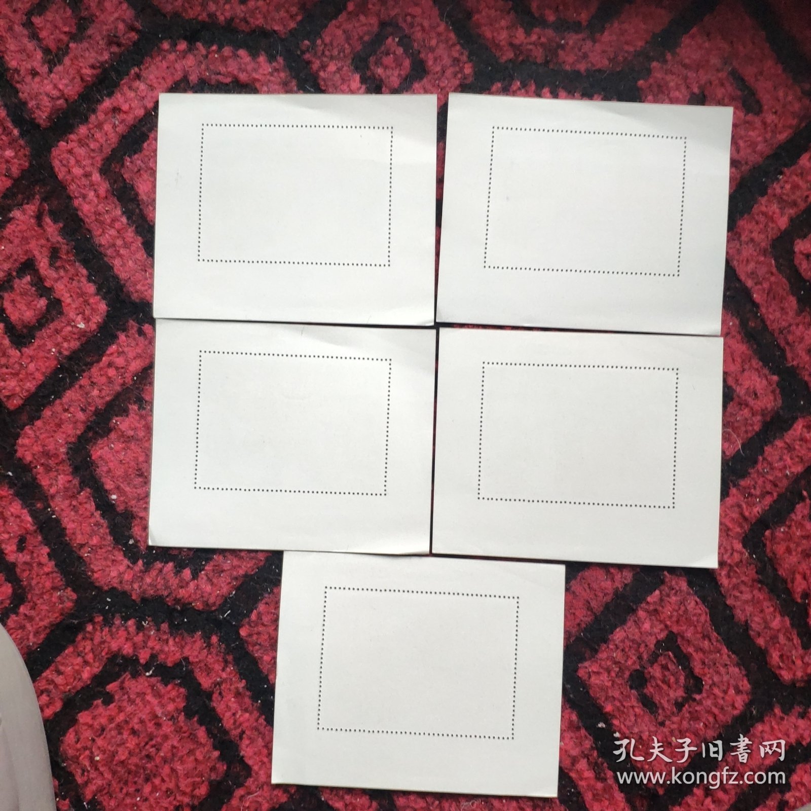 西厢记邮票纪念张5张全