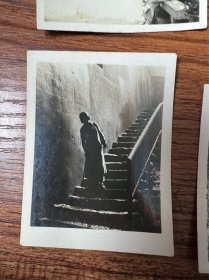 美女老照片9张，在烟雨楼前 ，公园里等