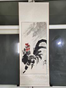 著名画家魏大豪作品，画芯尺寸88X42㎝厘米，保老保真。