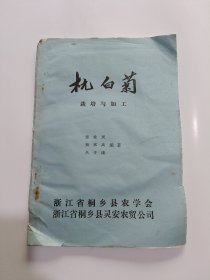 杭白菊栽培与加工 1985年 16开油印本