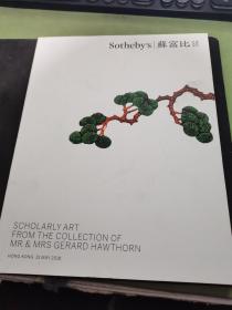 Sotheby’s苏富比 hong kong scholarly art from the collection of mr &mrs g hawthorn2018