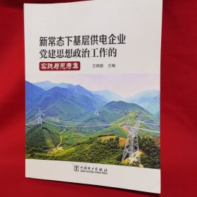 新常态下基层供电企业党建思想政治工作的实践与思考集