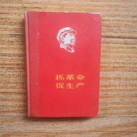 抓革命促生产日记本（记录本人历史及社会关系，1949年1月参军。有15幅插图）