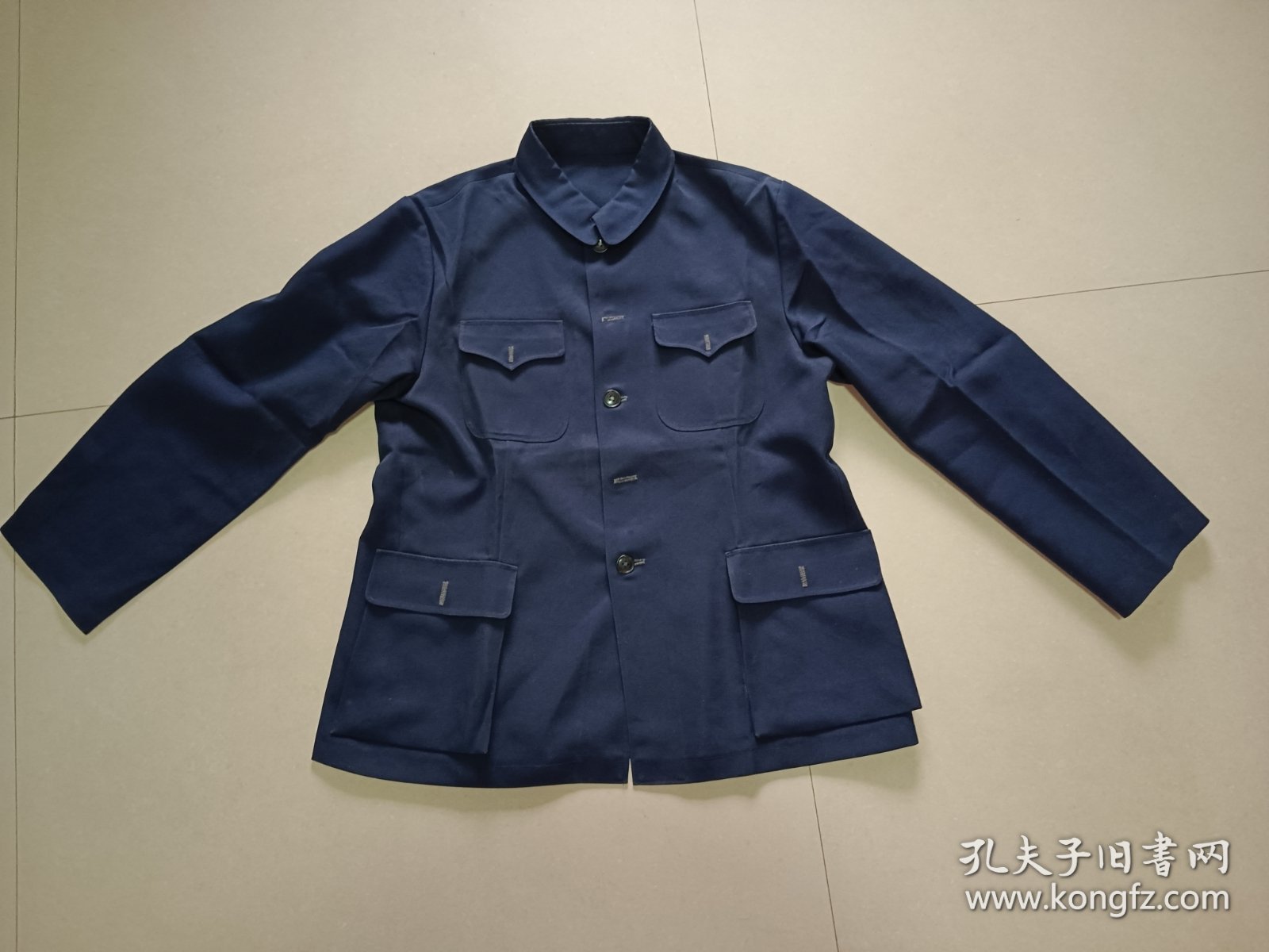 老中山装 七八十年代手工缝制