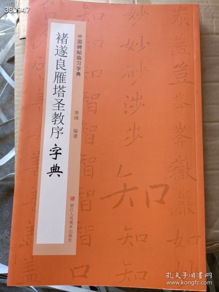 中国碑帖临习字典 褚遂良雁塔圣教序 字典 季峰 编著