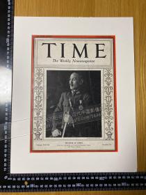 1936年11《时代》周刊封面，蒋介石——[DA01+B0018]