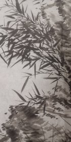 天津美院（刘文生）竹石图