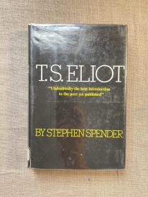 T. S. Eliot (Modern Masters) 斯蒂芬·斯彭德写的T. S. 艾略特导论【英文版，精装毛边本】馆藏书