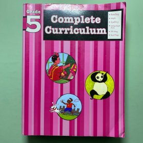 Complete Curriculum Grade 5
5年级完全教材
无笔迹，右上角有轻微水渍
英文原版