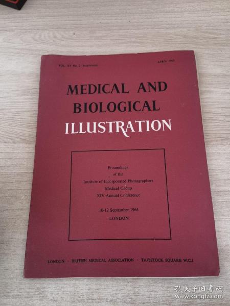 MEDICAL AND BIOLOGICAL ILLUSTRATION APRIL 1965 VOL. XV No. 2 (Supplement)