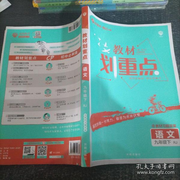 理想树2021版教材划重点语文九年级下RJ人教版配秒重点图记