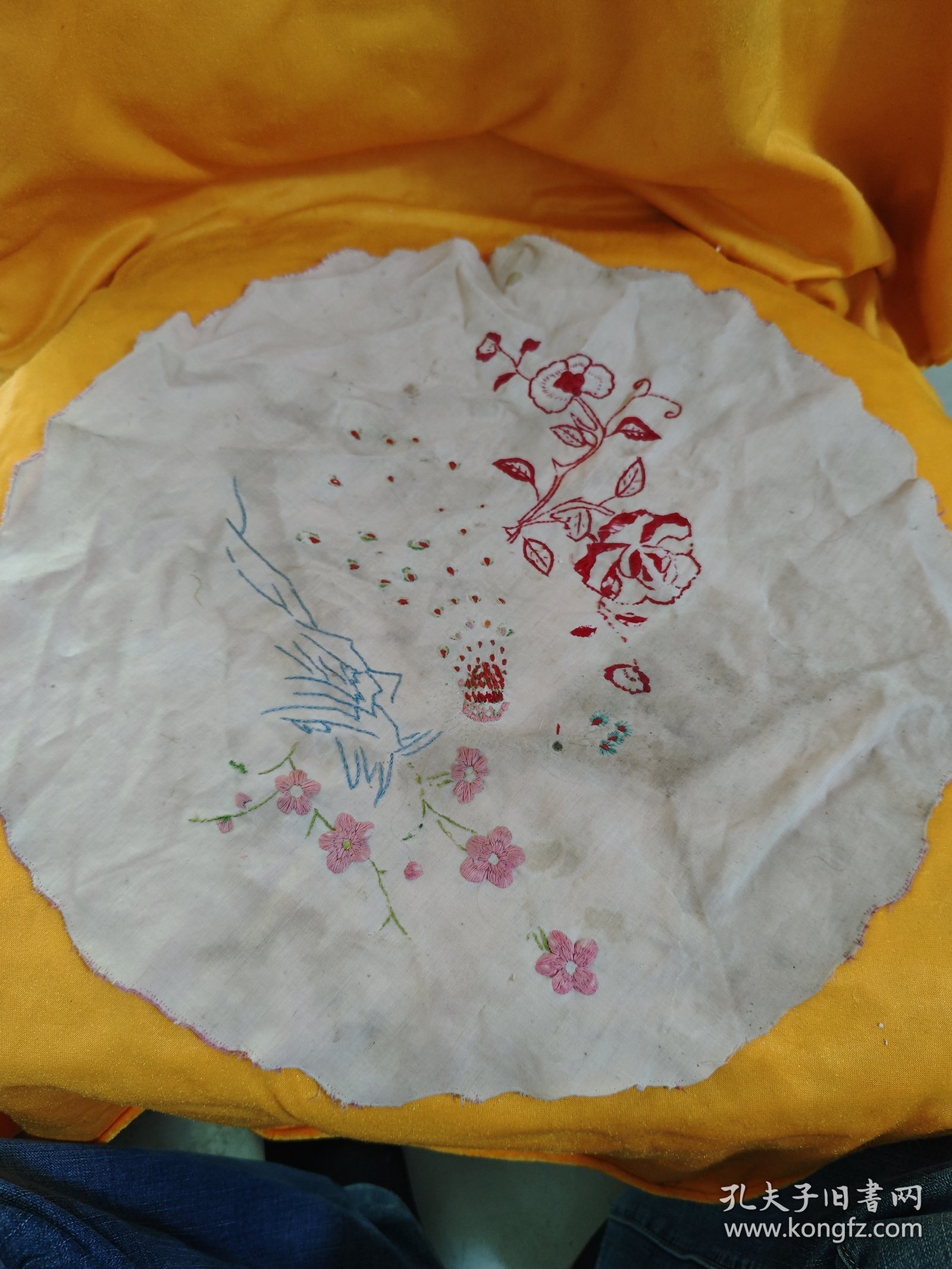 刺绣茶盘盖布