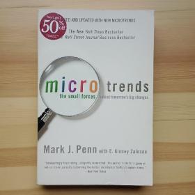 英文书  Microtrends: The Small Forces Behind Tomorrow's Big Changes /  Mark Penn、 E. Kinney Zalesne