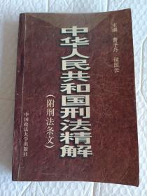 中华人民共和国刑法精解:附刑法条文