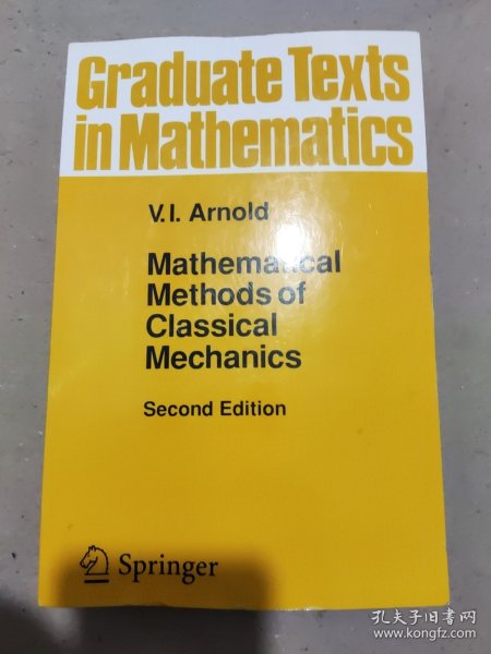 Mathematical Methods of Classical Mechanics