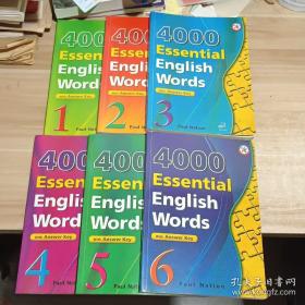 4000 Essential English Words（Book 1~6 with Answer Key）（英文原版）4000核心英语单词 6册合售正版现货