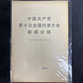 中国共产党第10次全国代表大会新闻公报