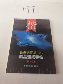 新概念钢笔书法速成字帖--楷书分册