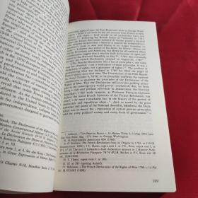 法文原版:les droits de L'homme universalité et Renouveau 1789-1989