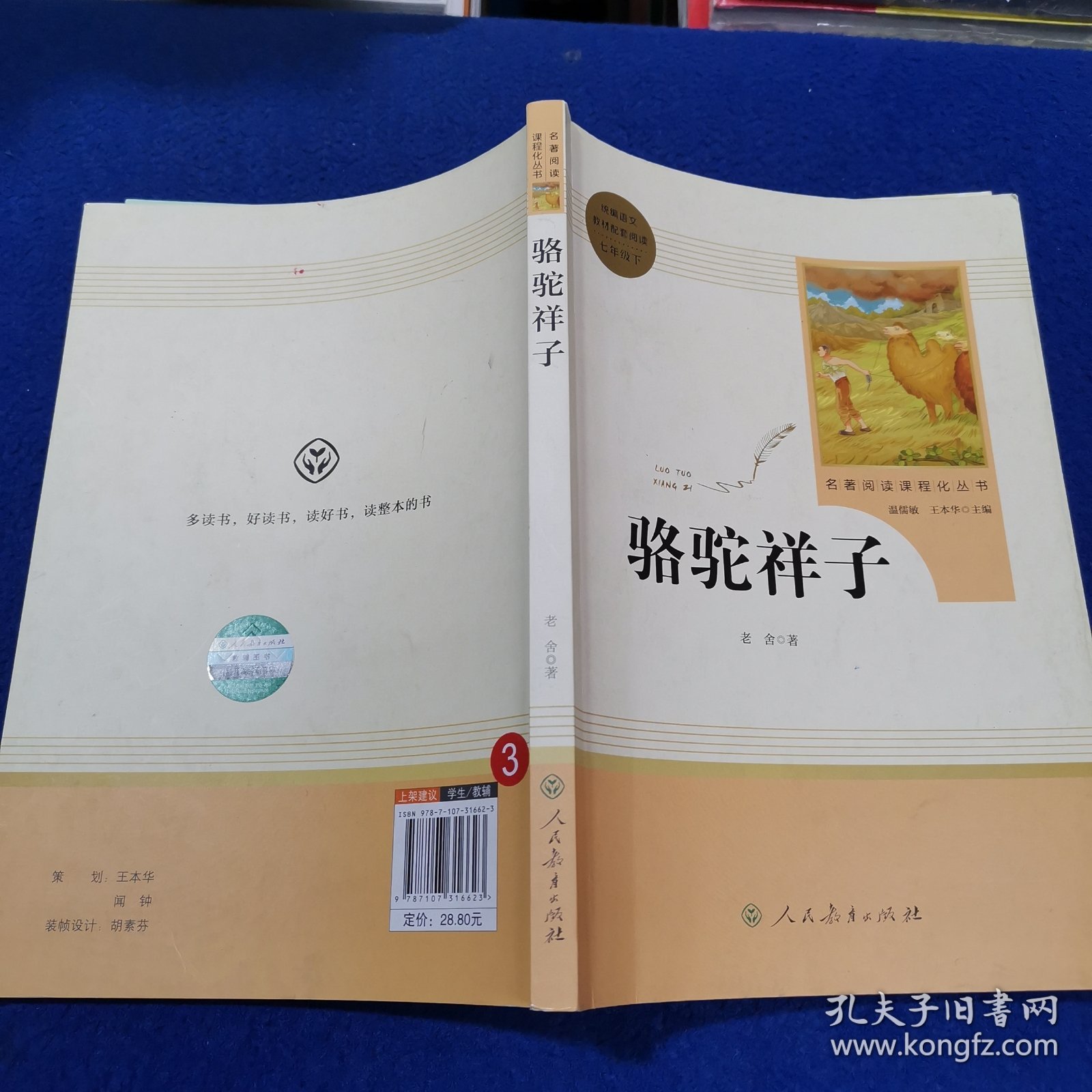 中小学新版教材（部编版）配套课外阅读 名著阅读课程化丛书 骆驼祥子