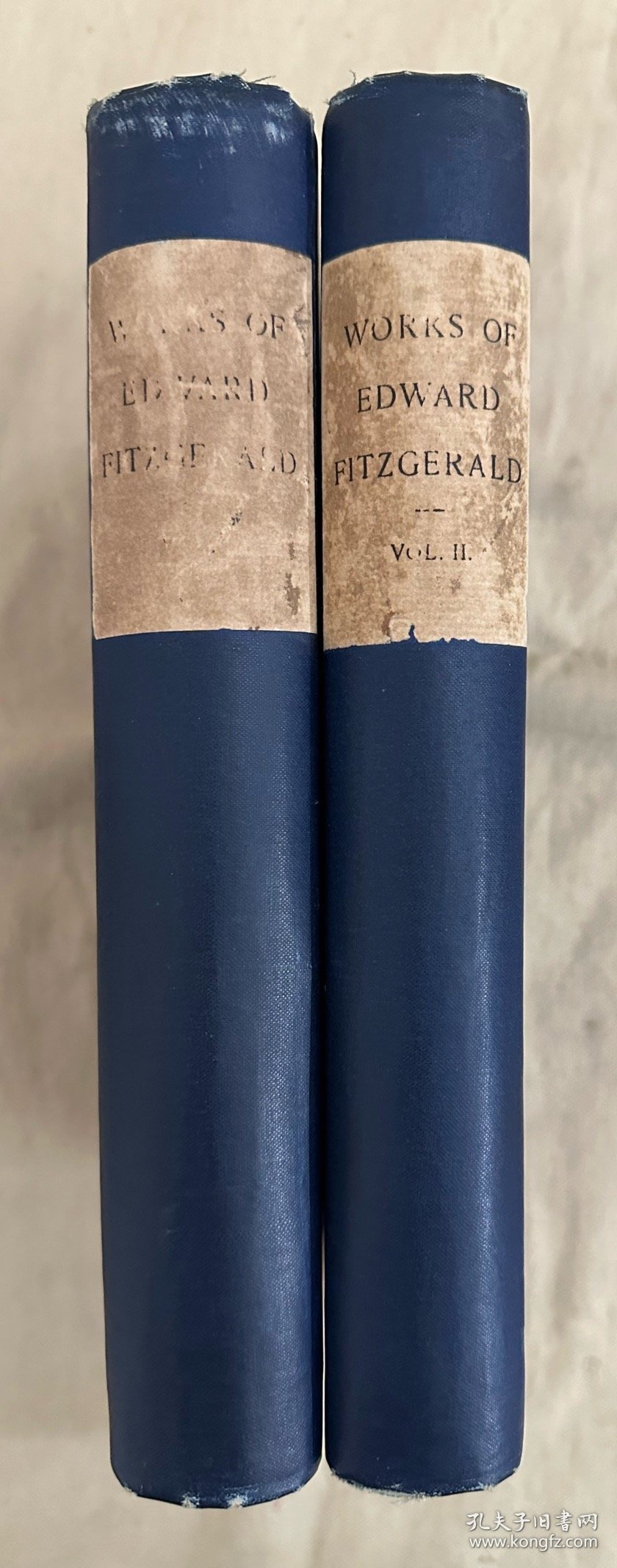 Works of Edward Fitzgerald Translator of Omar Khayyam 《鲁拜集集译者爱德华菲兹杰拉德文集》内含著名诗集鲁拜集