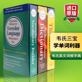 英文原版 Merriam-Webster's Everyday Language Reference Set 韦氏套装（新版）韦氏英语词典套装三本 英文版 进口英语原版书籍