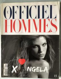 L’officiel Hommes 2009 Angela Lindvall借vogue