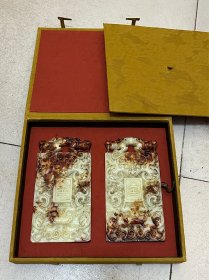 一对玉摆件