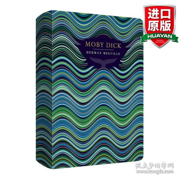 英文原版 Moby Dick 莫比·迪克 浮雕封面高颜值装帧设计 精装Chiltern Classic 英文版 进口英语原版书籍