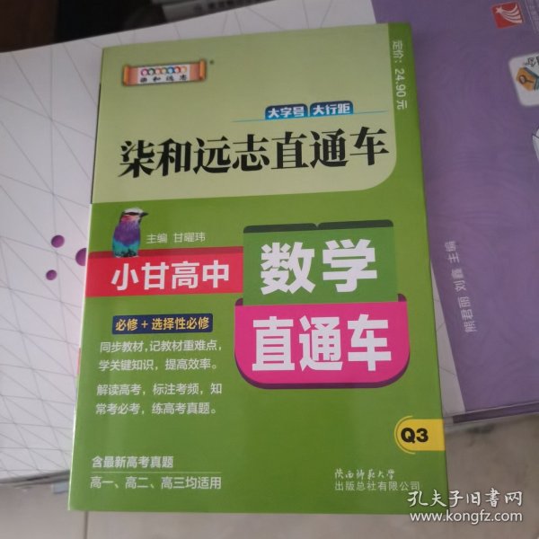 2019版柒和远志直通车小甘高中数学直通车