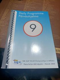 Daily Programme Päiväohjelma 9