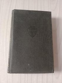 1917年屠格涅夫 Ivan Turgenev的《贵族之家》（A House of Gentlefolk）《父与子》（Father and Children）两部世界名著合一册，英文原版，布面精装