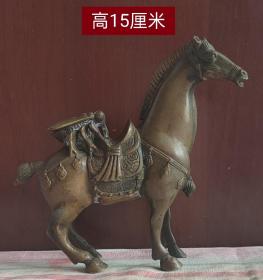 马上赢铜镇纸摆件9069
