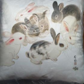 寻美岭南    限量版可爱小兔兔抱枕