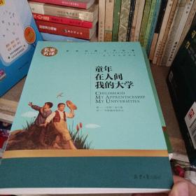 童年 在人间 我的大学 中小学生课外阅读书籍世界经典文学名著青少年儿童文学读物故事书名家名译原汁原味读原著