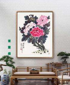 【收藏级精品·终身保真】已故 民国女画家、上海文史馆馆员、曾为郁达夫的夫人 王映霞 作品