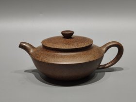 老珍藏，《徐漢棠製》底款，盖款［徐漢棠］，柴烧精品老紫砂壶一把，保存完整，收藏的佳品。