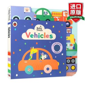 英文原版 Baby Touch: Vehicles Tab Book  瓢虫交通工具触摸书 英文版 进口英语原版书籍