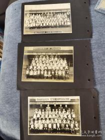 民国幼儿园照片六张，1935年至1945年，日本幼儿园照片六张，是研究日本战败投降前后幼儿教育的好资料。看服装与鞋子，日本幼儿园很早冬天就穿木屐了