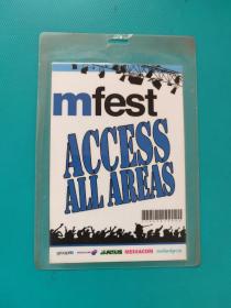 ACCESS.ALL.AREAS（好像是演唱会胸牌）