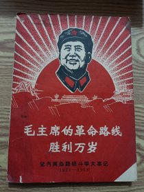 毛主席的革命路线胜利万岁-党内两条路线斗争大事记(内有大量插图以及林.江画像)