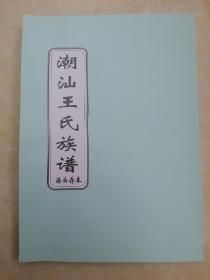 《潮汕王氏族谱》汤头存本(民国抄本影印)